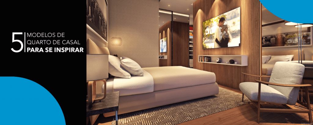 5 modelos de quarto de casal para você se inspirar!