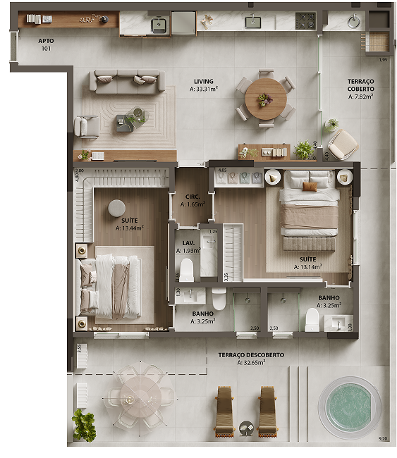 Garden - Apartamento 101