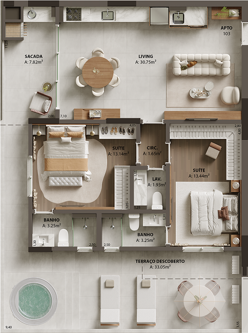 Garden - Apartamento 103