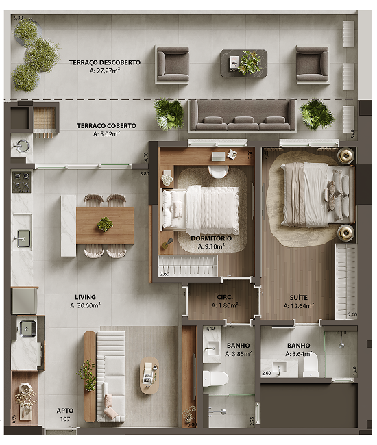 Garden - Apartamento 107